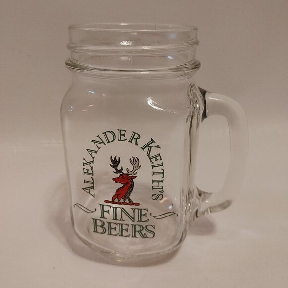 Clear Alexander Keith's Glass Beer Mug - Picture 1 of 4